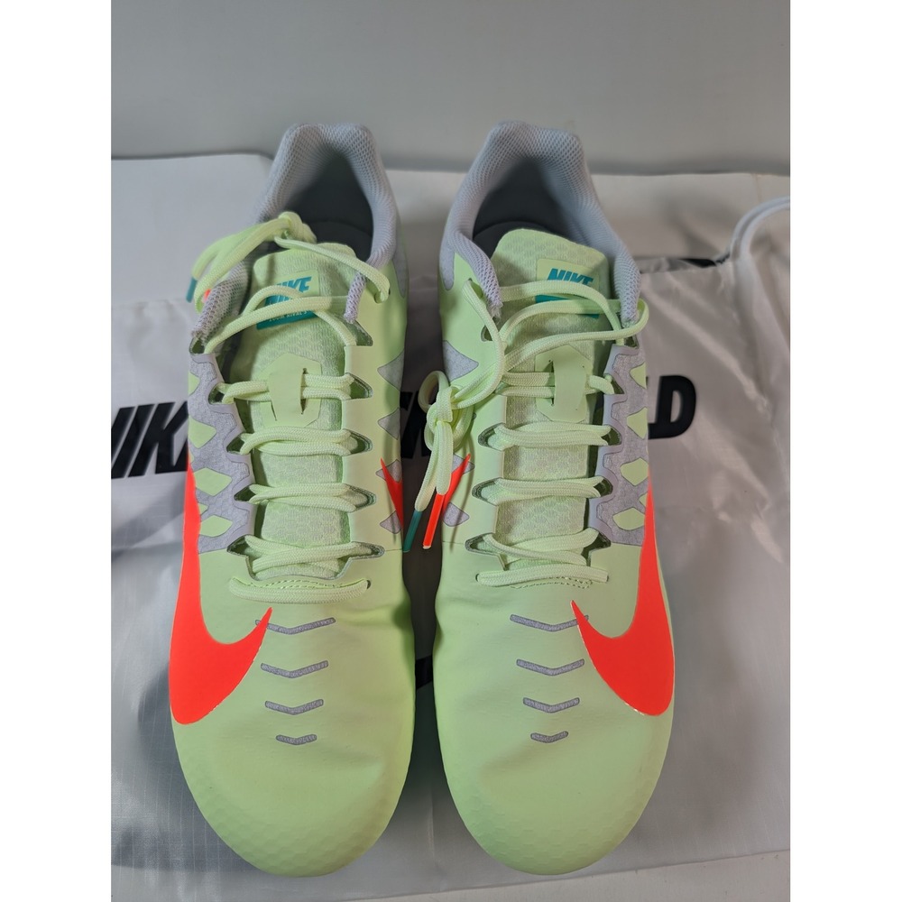 Nike Zoom Rival S 9 Track Spikes Lime Green Orange Teal Men Size 14 - Picture 3 of 12